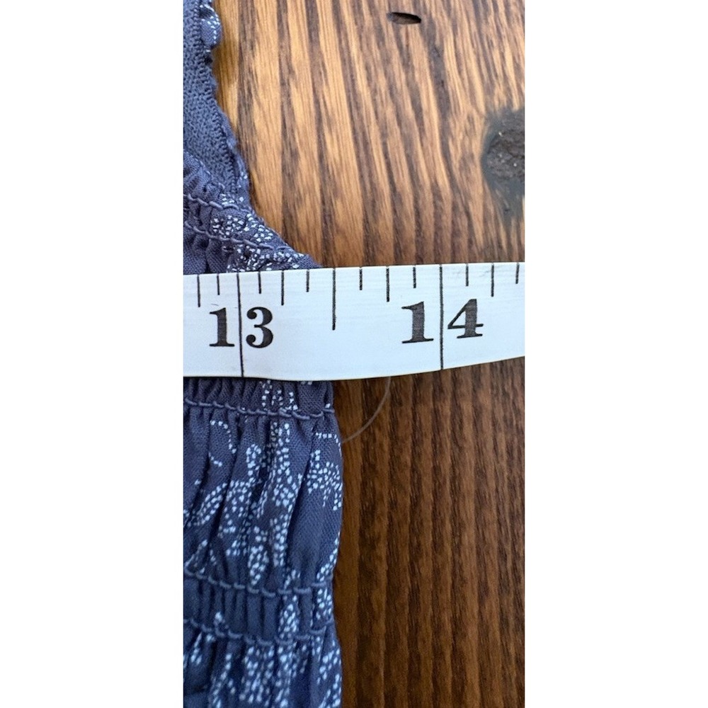 Universal Thread Women's Blue Floral Print Smocked Midi A-Line Dress Size M NWT - Picture 11 of 13
